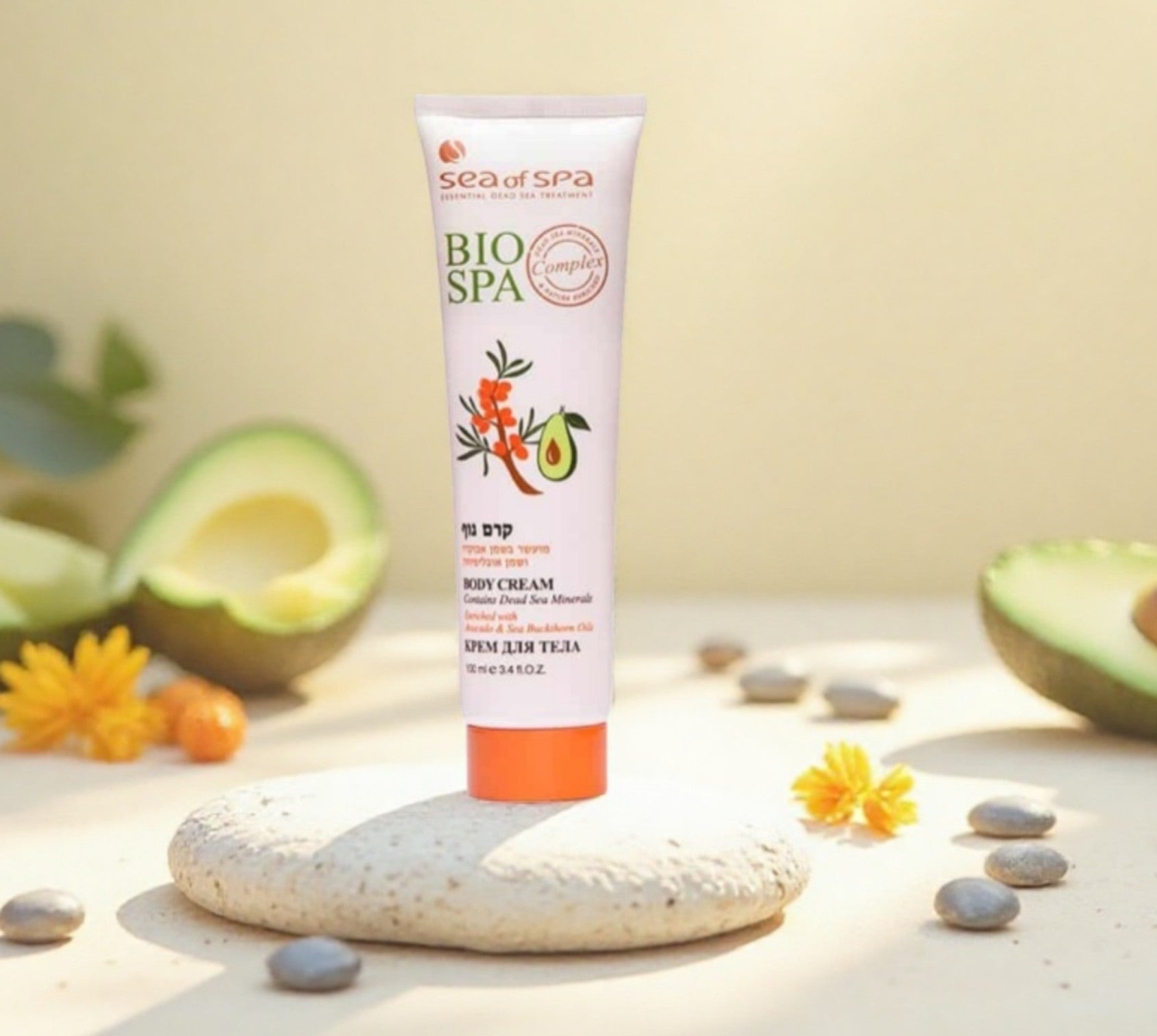 Bio Spa-Body Cream enriched with Avocado & Sea Buckho-