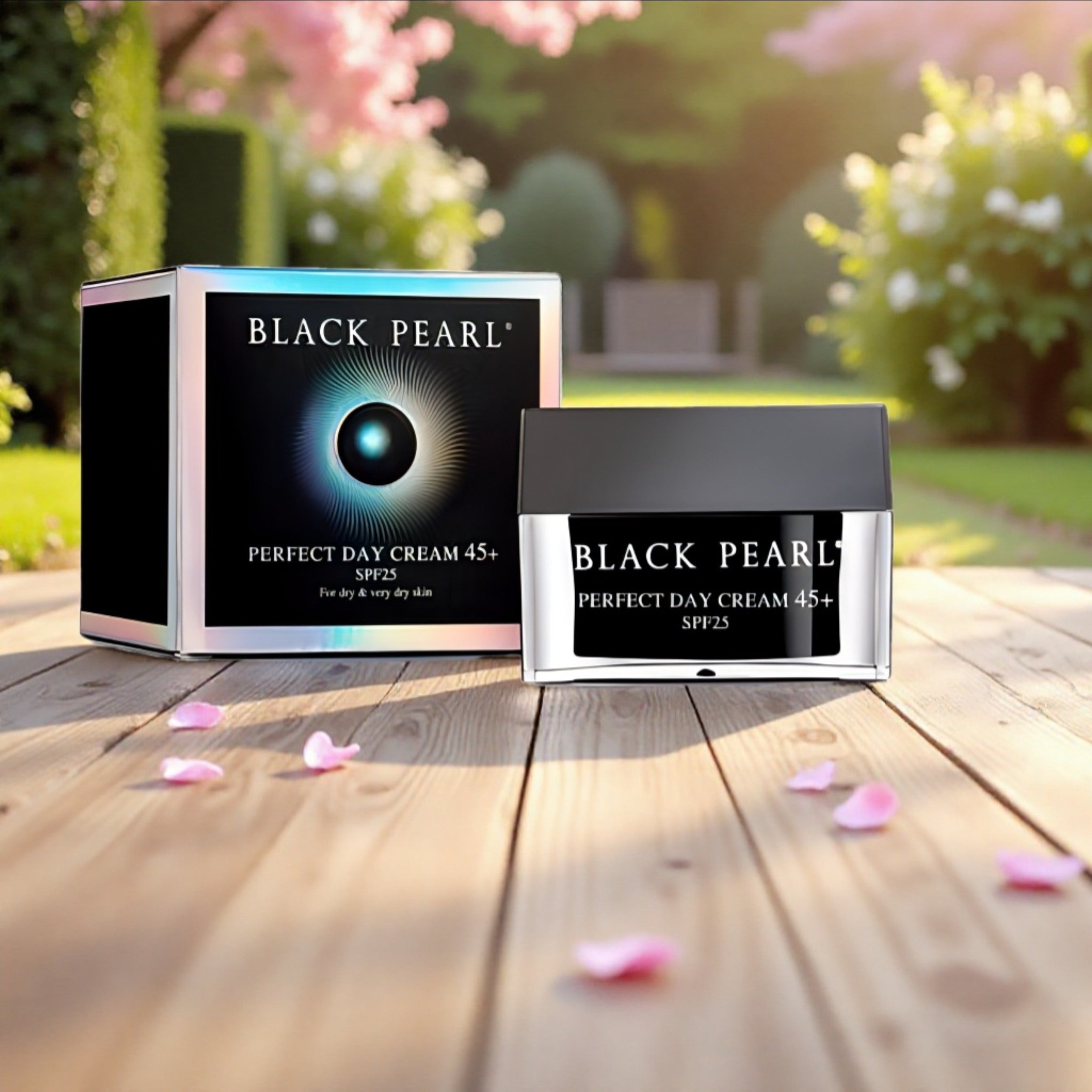 Black Pearl-Perfect day cream 45+-For Dry & Very Dry Skin-SPF25